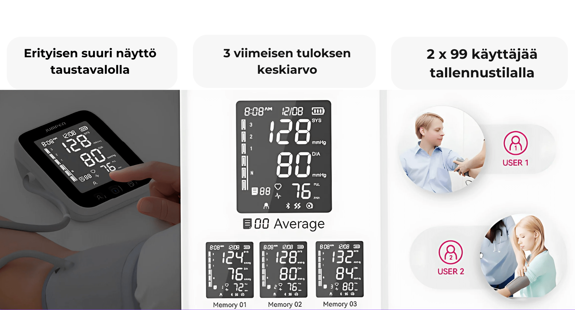 Jumper Verenpainemittari X3 Pro